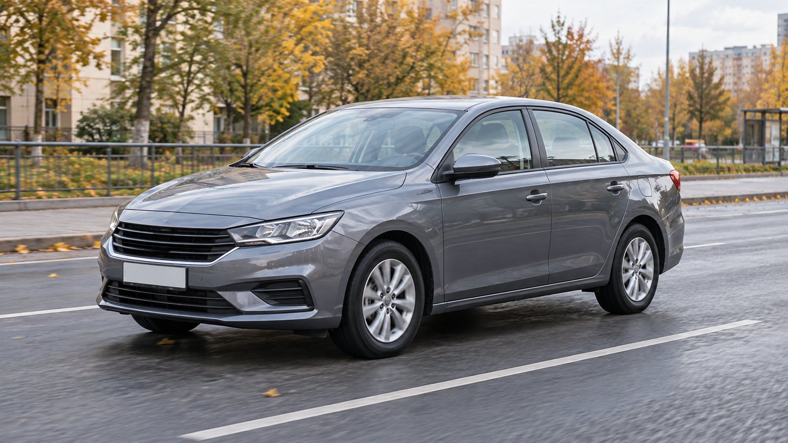 Hyundai Solaris после установки правильно подобранного комплекта шин