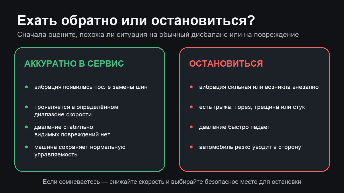 Когда можно аккуратно вернуться в сервис, а когда нужно остановиться