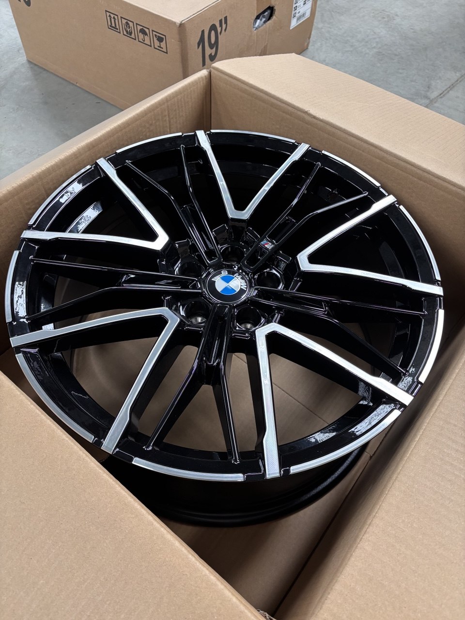 ADY Wheels 8.5*19 5/112 ET25 D66.6 H3293F (BMW) BMF (Black machine face)