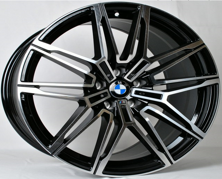 Stuttgart 8.5*19 5/112 ET30 D66.45 ANZ-5454 BMF Black varnich BMW