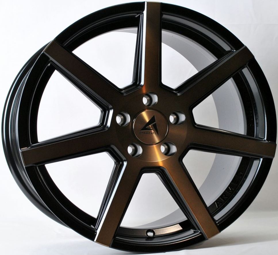 Stuttgart 8.0*18 5/112 ET35 d66.6 ANZ-7103 MATT BLACK BRONZE FAYS FLOW FORMING