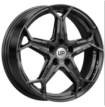 UP Wheels Up118 6.5*18 5/114.3 ET45 D67.1 New Black сфера (КС 1064)