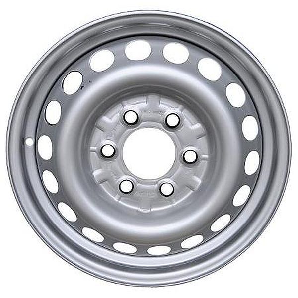 TREBL 9487 6.5*16 6/130 ET62 d84.1 Silver (Mercedes Sprinter II ,VW Crafter)