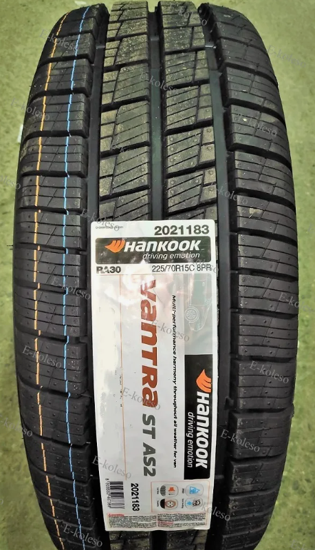 Hankook 225/70/15C 112/110S Vantra ST AS2 RA30 TL 8PR