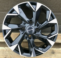 Khomen Wheels KHW1402 5.5*14 4/98 ET35 d58,5 Black-FP (ZV Datsun on-DO/Granta)  фото