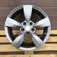 Khomen Wheels KHW1504 6.0*15 5/100 ET38 D57,1 SILVER (Skoda Rapid)  фото