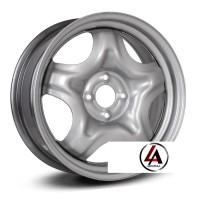 ТЗСК 6.5*16 4/100 ET37 d60.1 (звезда) серебро Renault Sandero Stepway фото