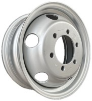 RoadW (3166580-WIZ) 6.5*16 6/170 ET106 D130 Серебро 1250кг перед усил.широкий (газель) фото
